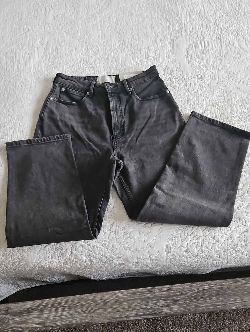 Everlane Women's Gray/ Black The Curvy Way High Jean